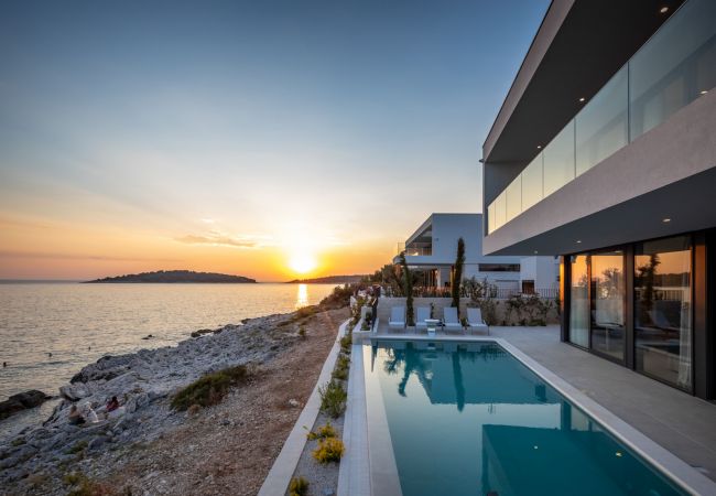 Villa in Zecevo Rogoznicko - Luxury waterfront Villa  Silentium with Pool and  breathtaking View 