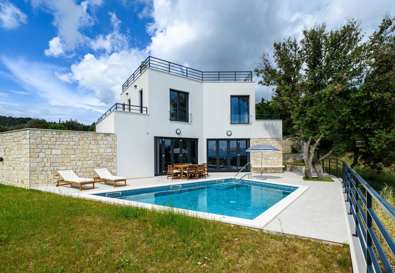 Villa in Škrip - Private & peacefull panoramic view home on Brac