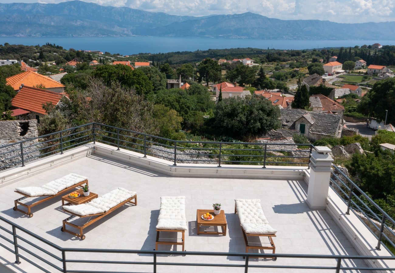 Villa in Škrip - Private & peacefull panoramic view home on Brac